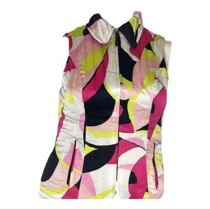 Etcetera Lined 100% Silk Vest Sz 0